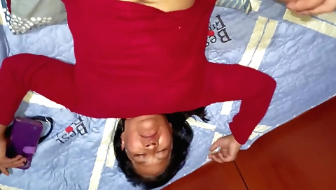 Indian teen gets creampied by her stepmother-in-law