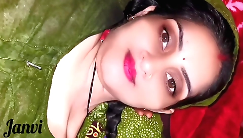 Indian brunette with a hairy pussy gets her boyfriend to go