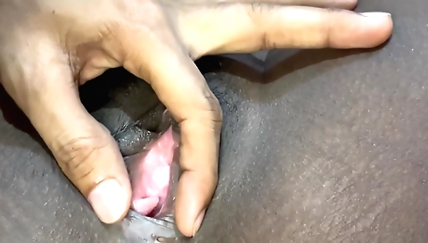 Indian amateur porn video with a hairy ass and a cunt