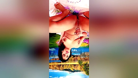 Big-titted blonde gets fucked by a fat man in homemade clip