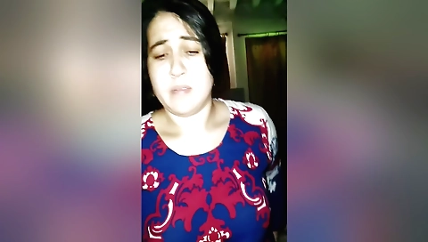 Chubby indian milf rides on his cock in the bedroom