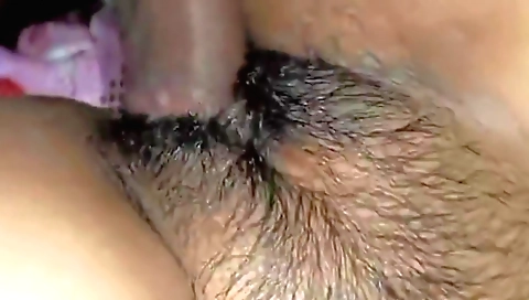 Indian hairy girl is having sex with a big cock lover